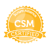 Certified ScrumMaster badge